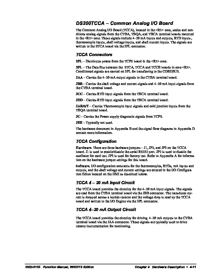 First Page Image of DS200TCCAG1A Data Sheet GEH-6153.pdf